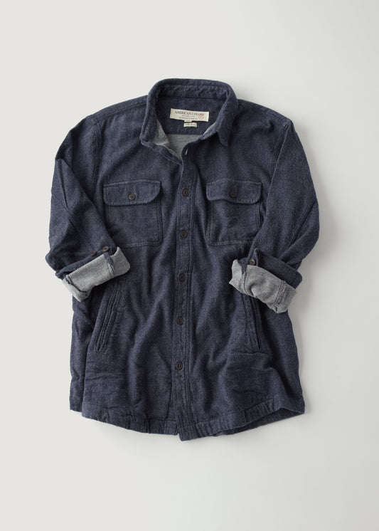 Flannel Twill Shirt Jacket