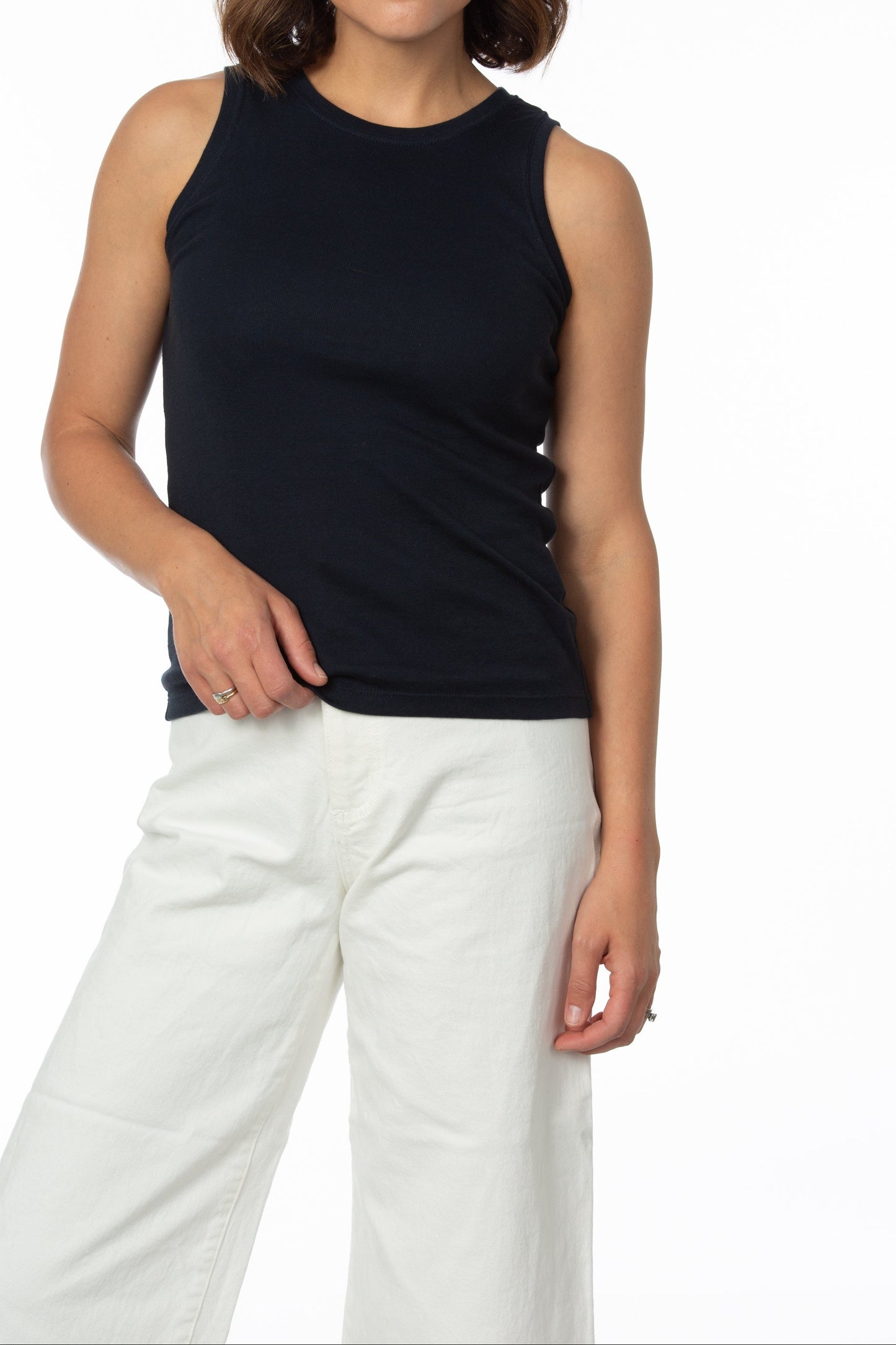 Ribbed Pima Tank