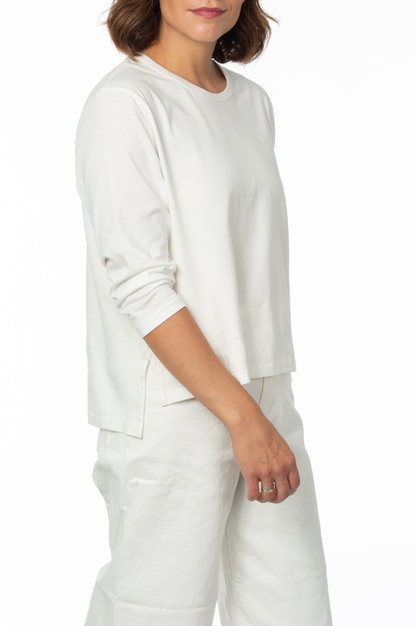 3/4 Sleeve Women's Crew Neck